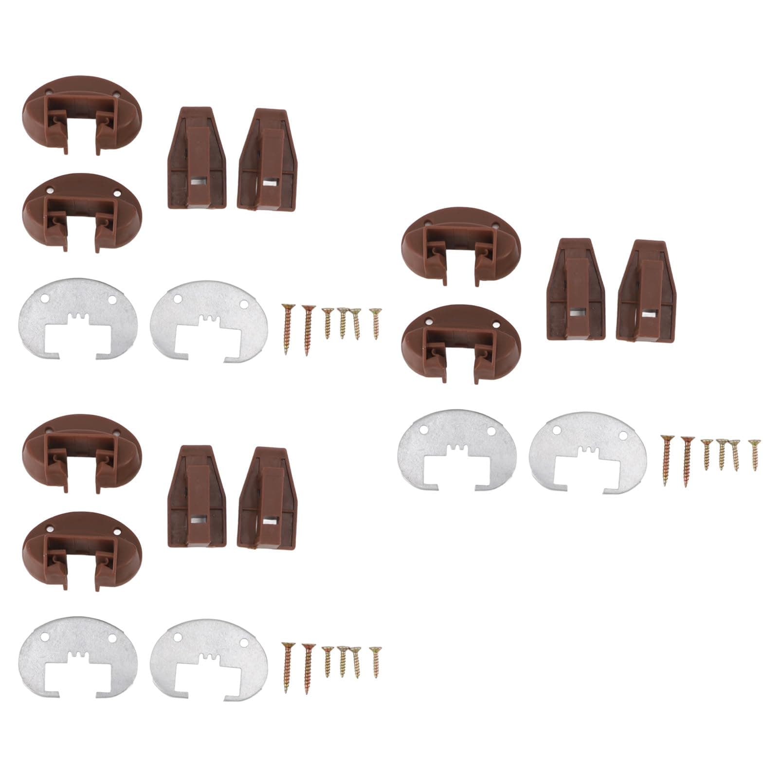 Premium Drawer Slides Repair Kit ABS Material Smooth Installation Solution Drawer Guide Glide for Cabinets Furniture and More