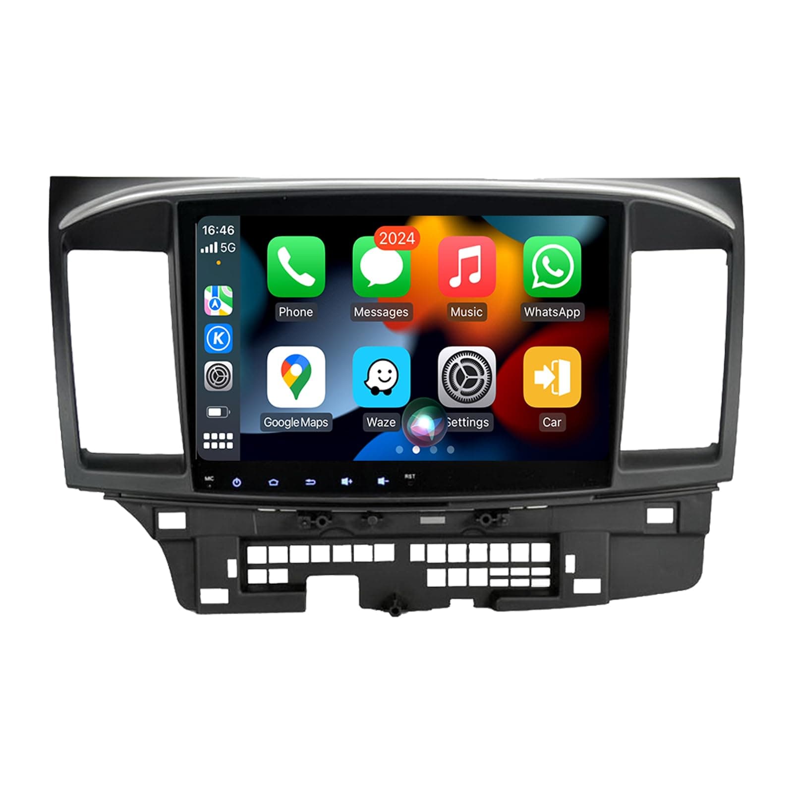 Android 11 Car Stereo for 2008-2017 Mitsubishi Lancer EVO X with Carplay Without OEM Rockford Fosgate AMP Radio GPS Navigation Head Unit