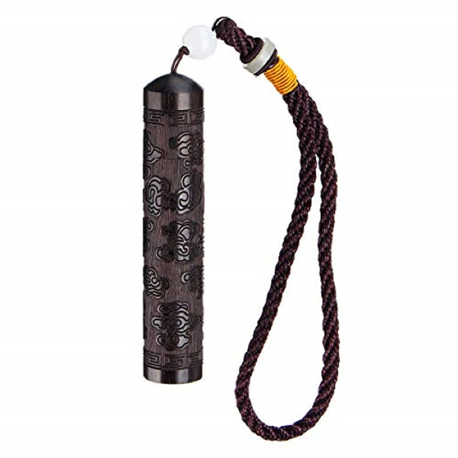 Snuff Bottle Spoon Bullet Ebony Container Portable Perfume Toothpick Case - #3