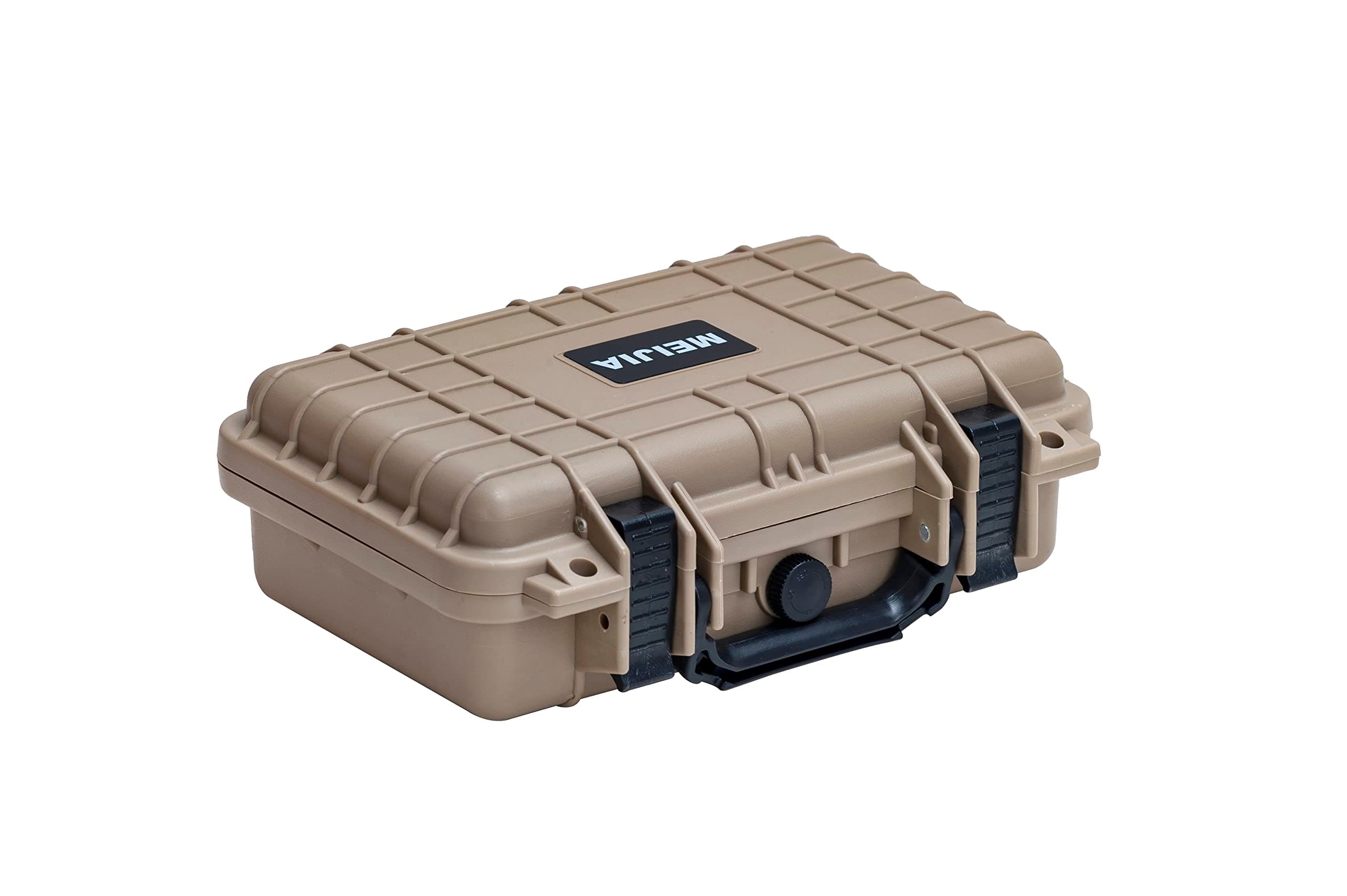 MEIJIA Portable All Weather Waterproof Protective Hard Case, Small Camera Case,Dry Case with Customizable Foam,Fit Use of Drones, Camera,Equipments, 11.65 ”x8.35”x3.78”