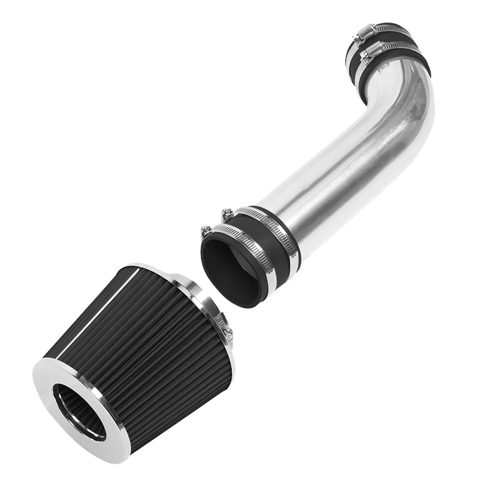 MOOSUN 3 inch Intake Pipe Cold Air Intake with Filter Fit for 2003 2004 2005 2006 Infiniti FX35 G35 & Fit Nissan 350Z 3.5L V6 (Black)