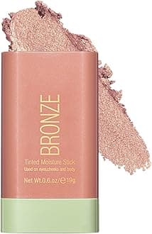 Cream Bronzer Stick,Contour Stick Facial Contouring Stick,Long Lasting Highlighter Waterproof Highlight Makeup,Buildable Shimmer Sparkle Face Bronzer Face Shaping,02 Soft Glow