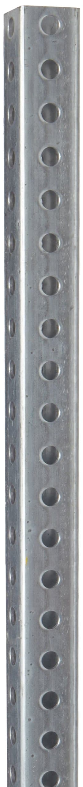 Brady 103562 1-1/2" Width x 8' Height x 1-1/2" Depth Galvanized Steel Square Breakaway Sign Post