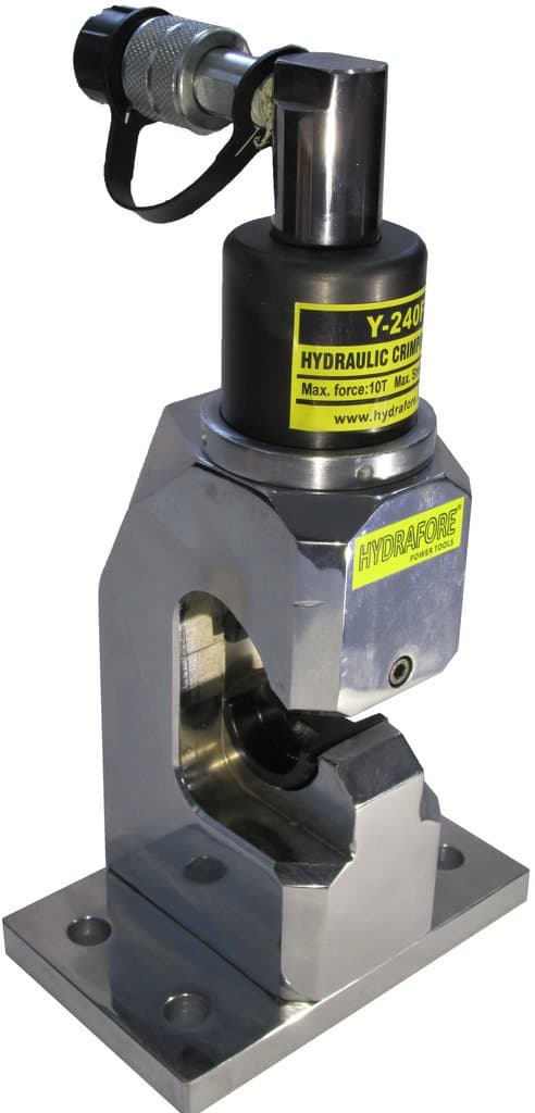 Hydraulic Cable Crimper Head Workbench Tool 10 Dies (16-240 mm2 10 ton) Y-240F