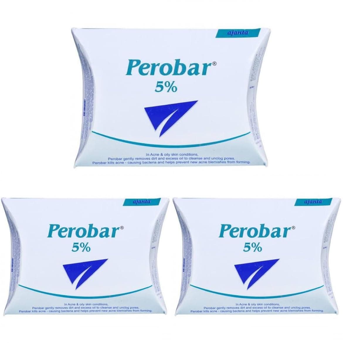 Perobar 5% Soap 75gm Pack of - 3