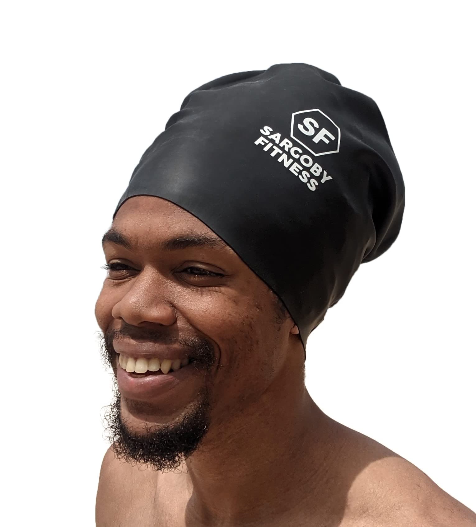 Sargoby Fitness Extra Large Swim Cap for Dreadlocks and Braids Use as Unisex ...