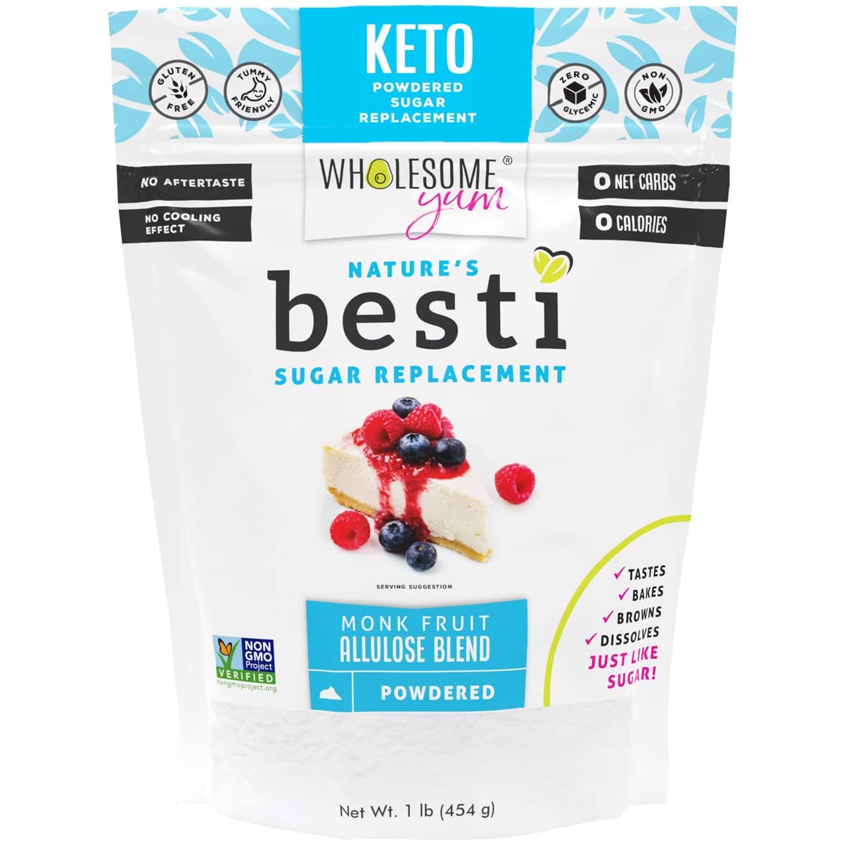 Besti Monk Fruit Sweetener With Allulose - Powdered