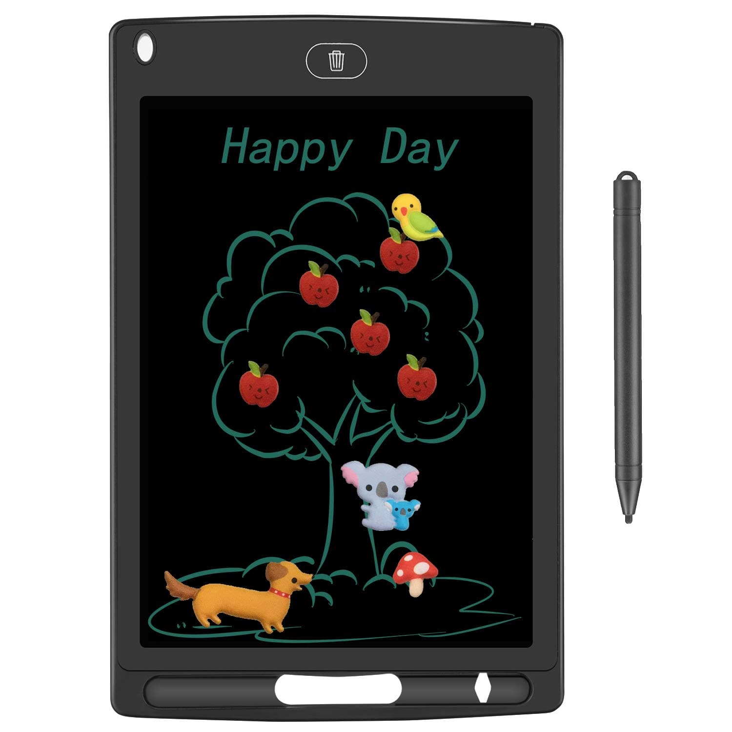 LCD Writing Tablet,Designed in California Drawing Board 8.5-inch Doodle Board for Kids Gifts,Adults Personal Message Board Memo and Office, (8.5, Black)