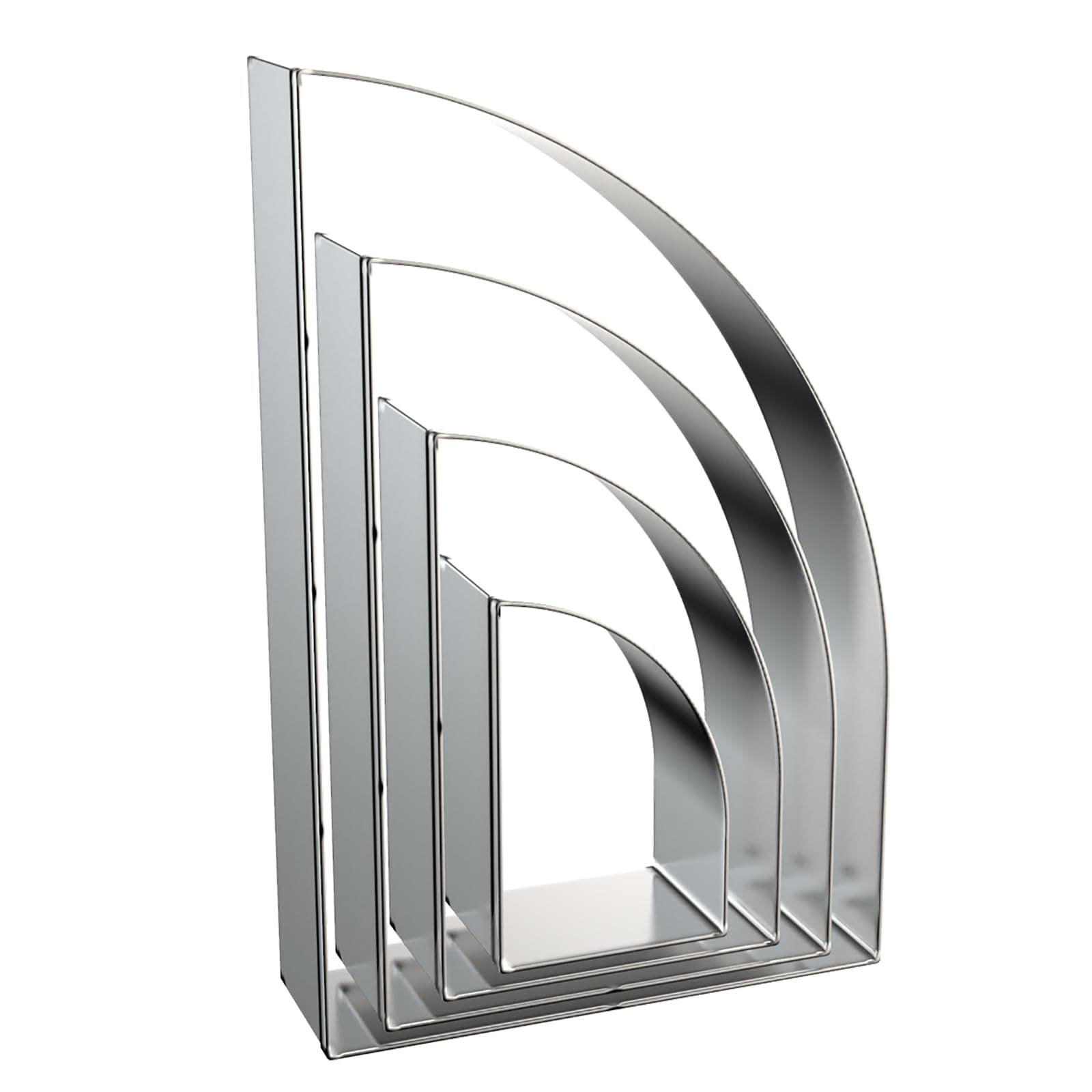 Half Arch Cookie Cutter Set - 5 inch, 4 inch, 3 inch, 2 inch - 4 Piece Half/Semi Arched Door Cookie Cutters Shapes Molds - Stainless Steel