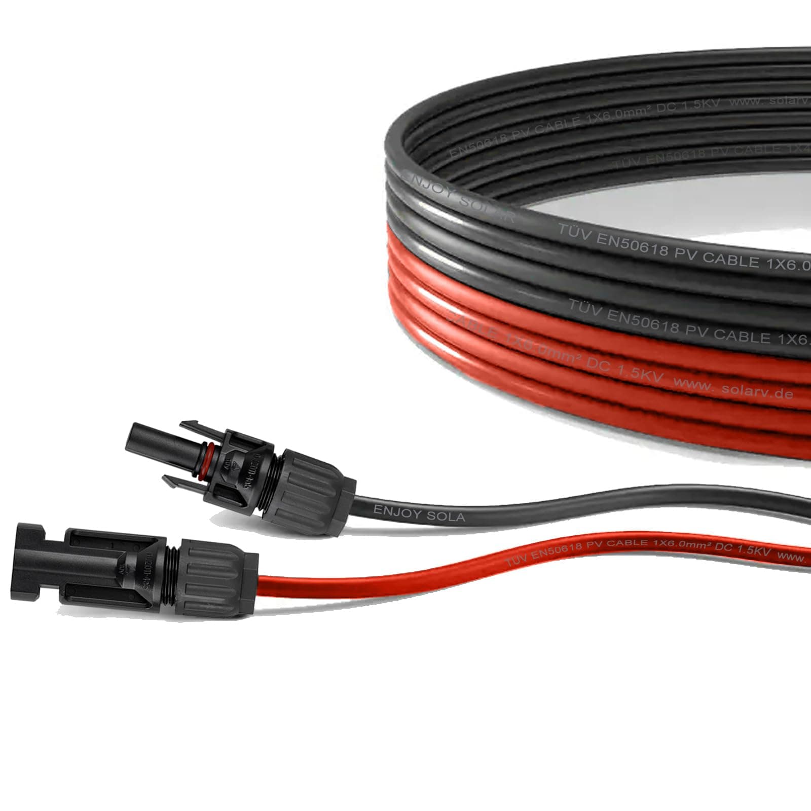 enjoysolar 6mm² professional connection cable solar charge controller to solar module MC4 solar cable (5m)