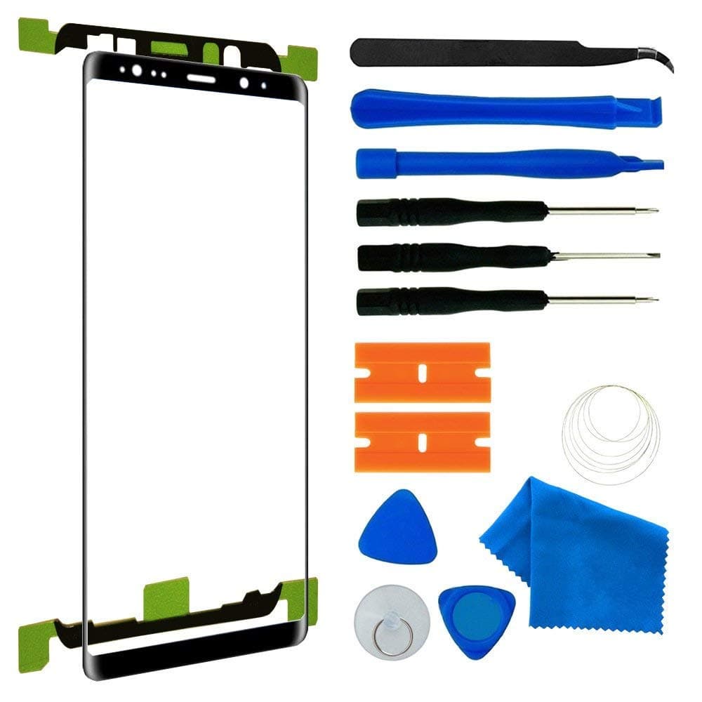 Cooglefor Samsung Galaxy Note 8 Front Outer Touch Screen Glass Lens Replacement(Original Glass Note 8 6.3')