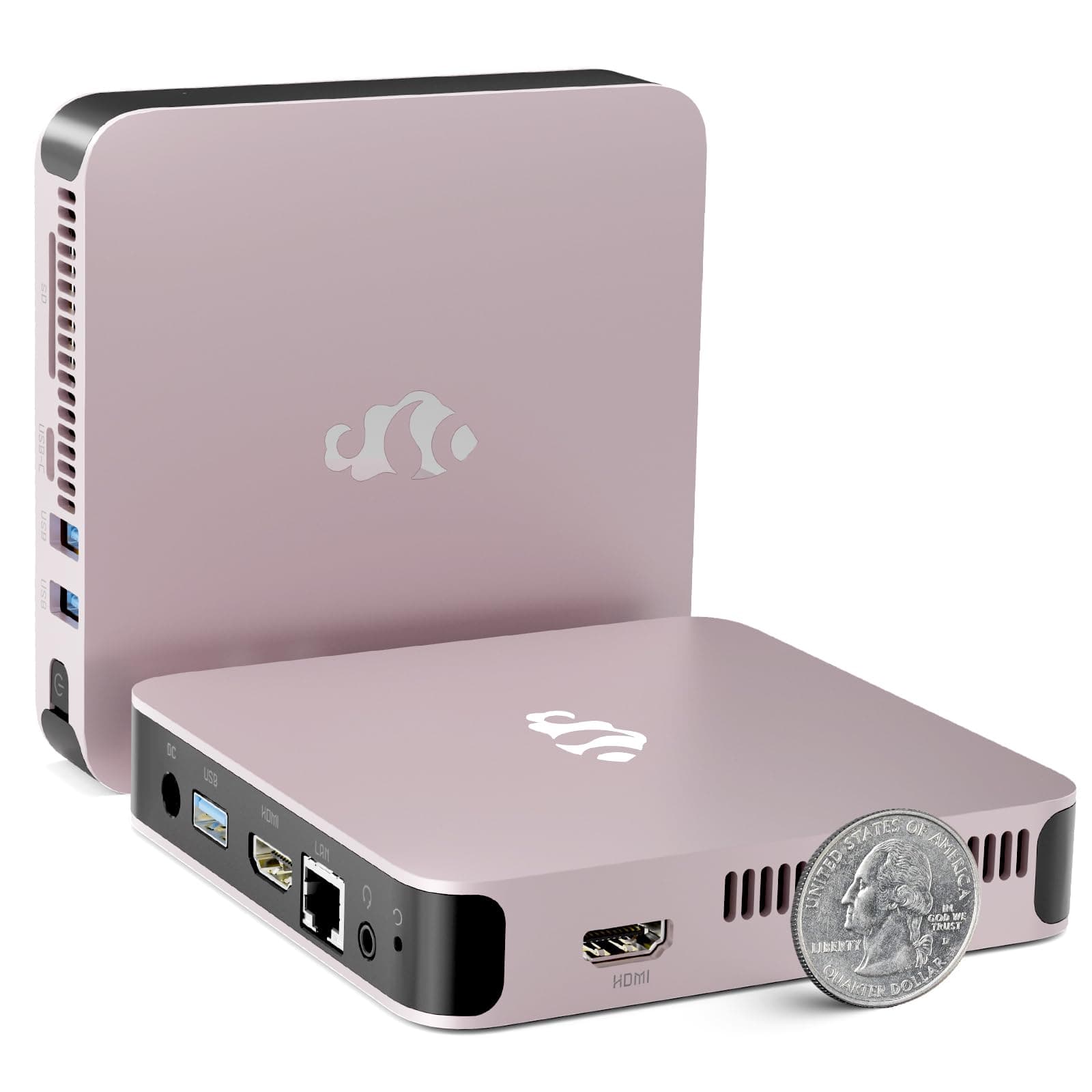 Mini PC Desktop, Desktop PC Pentium 12th Gen N100 (Up to 3.4GHz), 16GB RAM 512GB SSD, NUC, 4K Triple Display, USB3.2 Type-C WiFi6 BT5.2, VESA, Compact and Light for Home Office Education