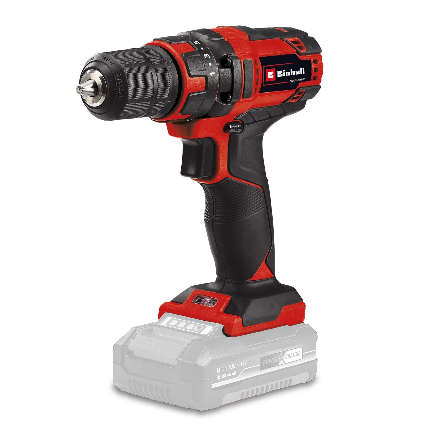 Einhell Cordless Drill 18V Power X-Change, Lithium-Ion 2-in-1 Combi Drill and Screwdriver with LED Light, Without Battery TC-CD 18/35 Li-Solo