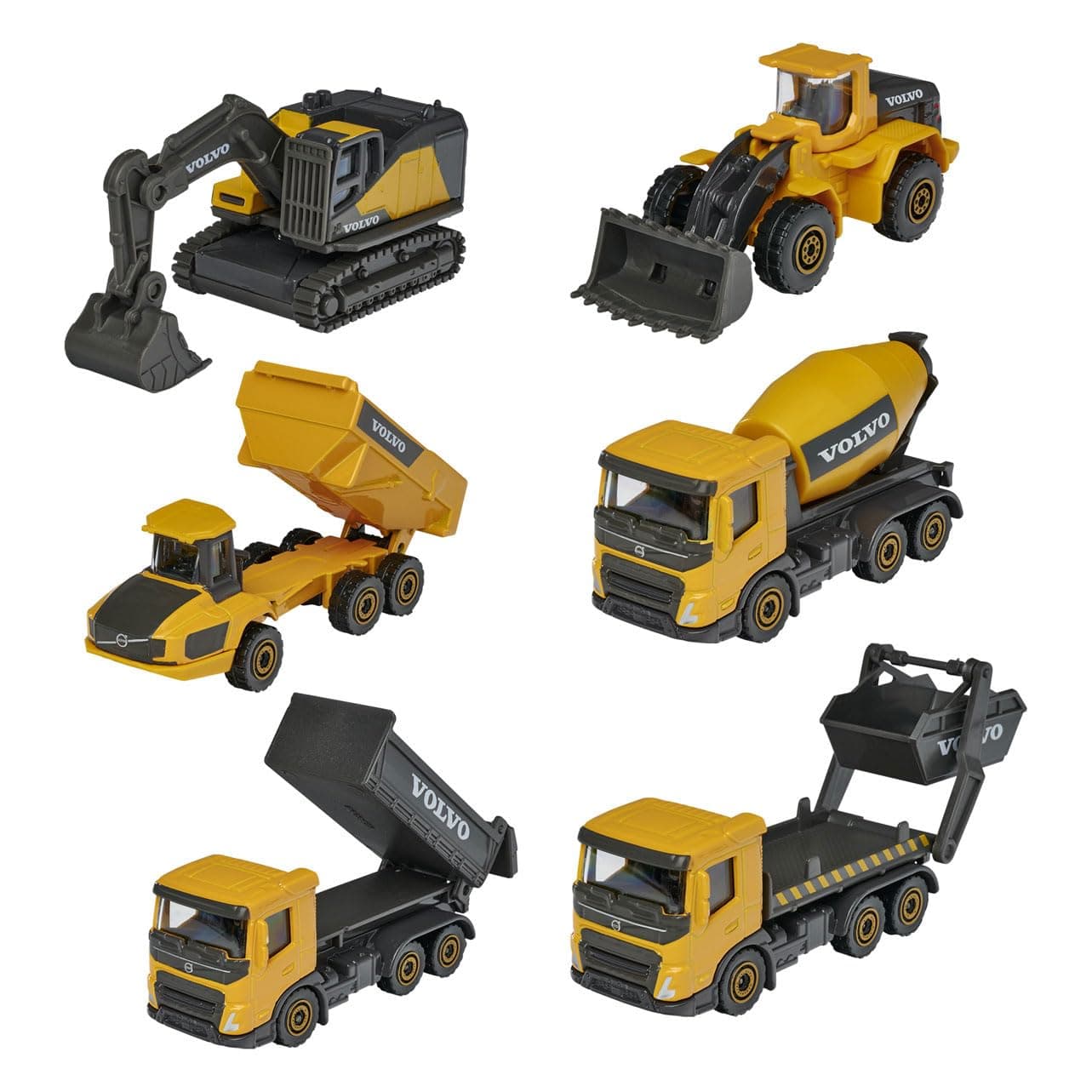 Construction Volvo 3 Pieces Set 1 Piece (Random Selection from 2 Assortments) Toys for Kids 3+ Years