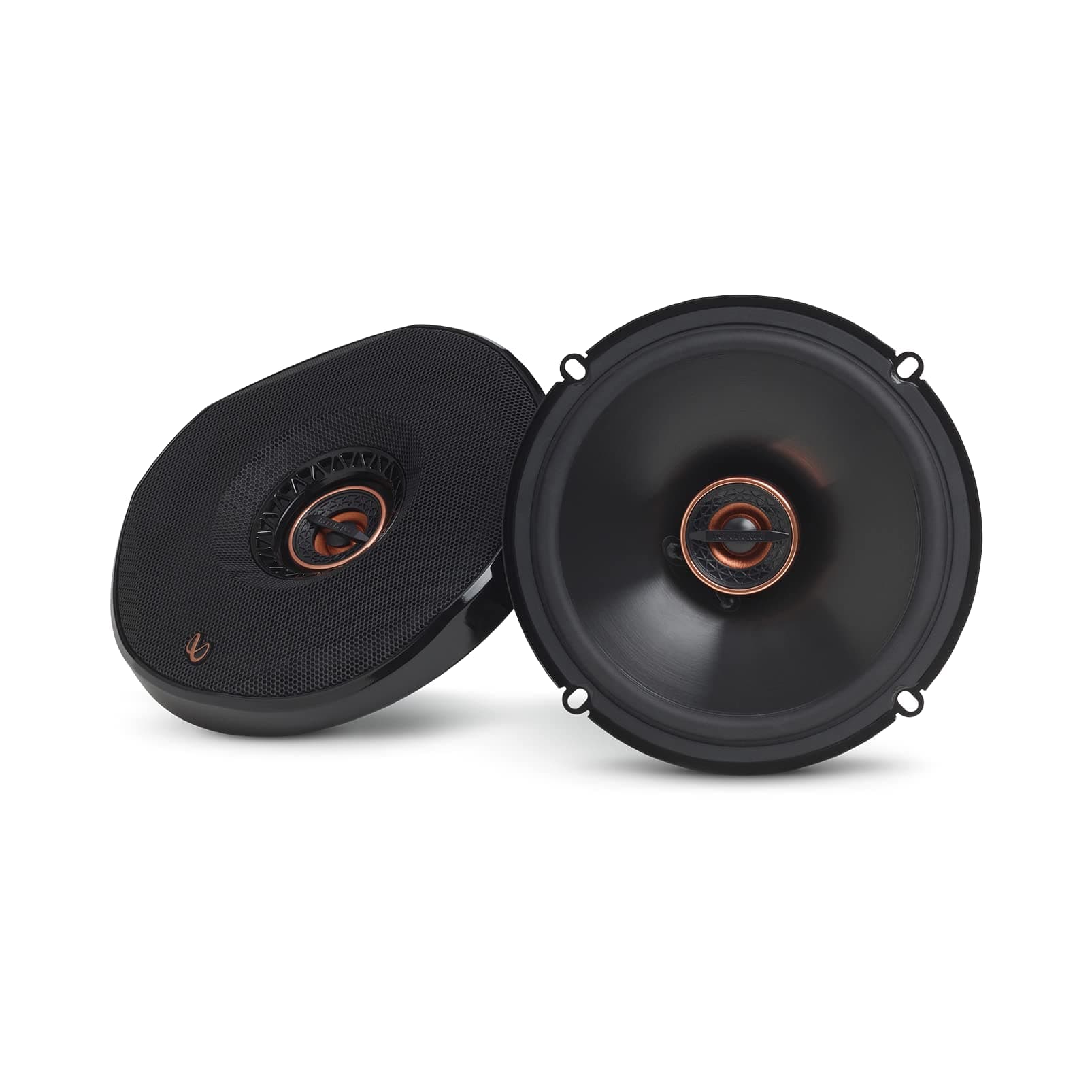 Infinity REF6532EX 165W 6.5" Reference Series 2-Way Coaxial Speakers 6-1/2" (160mm) Shallow-Mount Coaxial Car Speaker, Black