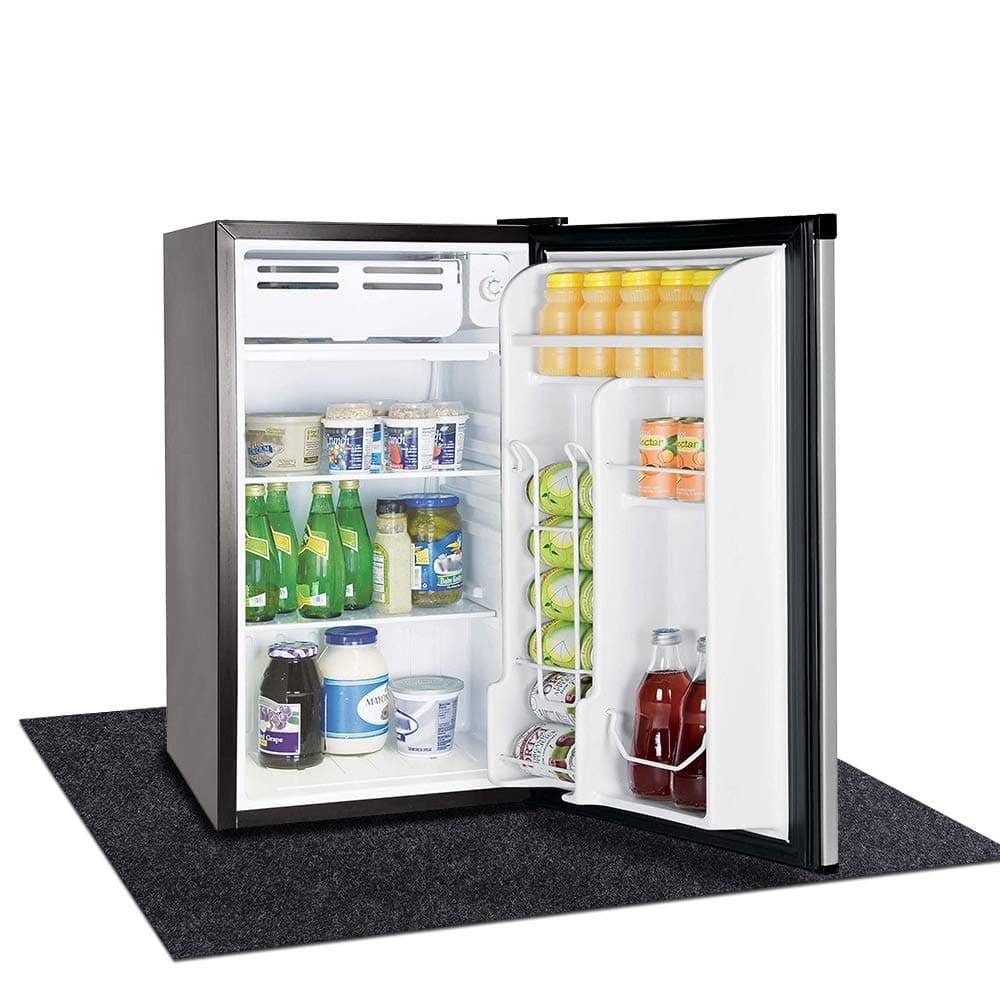 Under the Refrigerators Mat,Under Beverage Refrigerators Mat,Slip Resistant,Absorb Water,Protects Floor from Water,and Spills,Slip Resistant and Waterproof (Refrigerators Mat:24inches x 24inches)