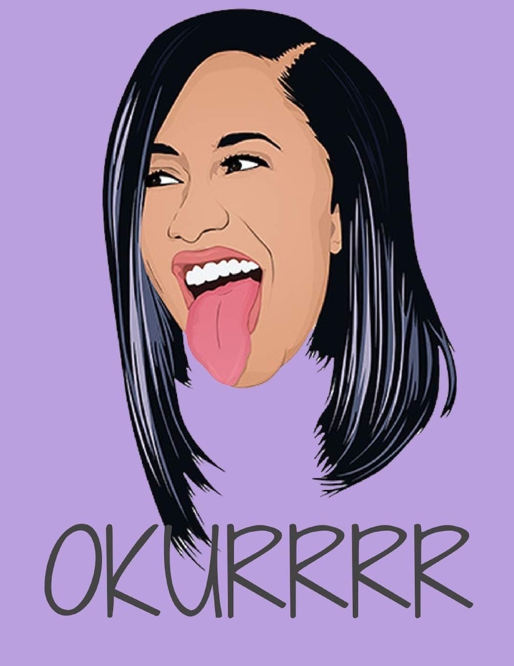 Okurrrr: Cardi B. Inspired Journal Notebook