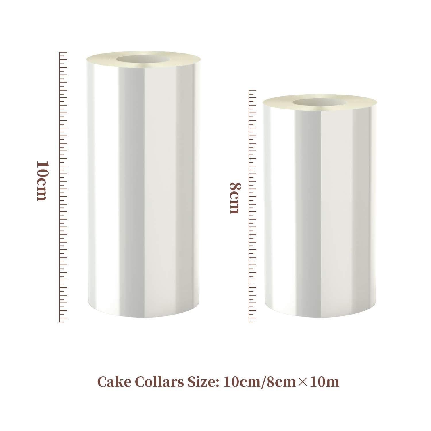 Cake Collars, Transparent Cake Rolls, Acetate Rolls for Chocolate Mousse and Cake Decorating (4 X 394 inch)