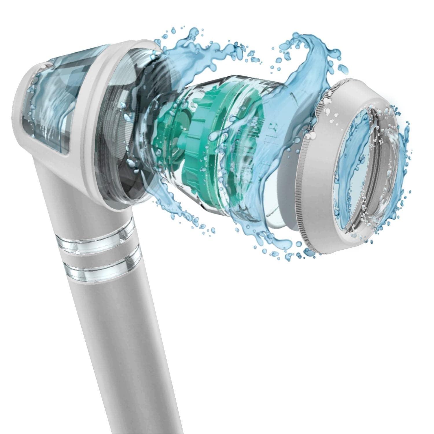 - POSEION BT100 MS Filtered Shower Head – Handheld, High Pressure, Magnetized Sediment Filter, Ultrafine Water Stream, Spa-Like Comfort, Durable Build, Made in Korea