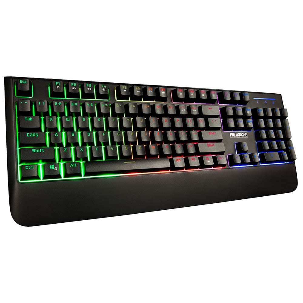 1ST PLAYER Fire Dancing Mechanical Feeling Gaming Keyboard GK3 Black