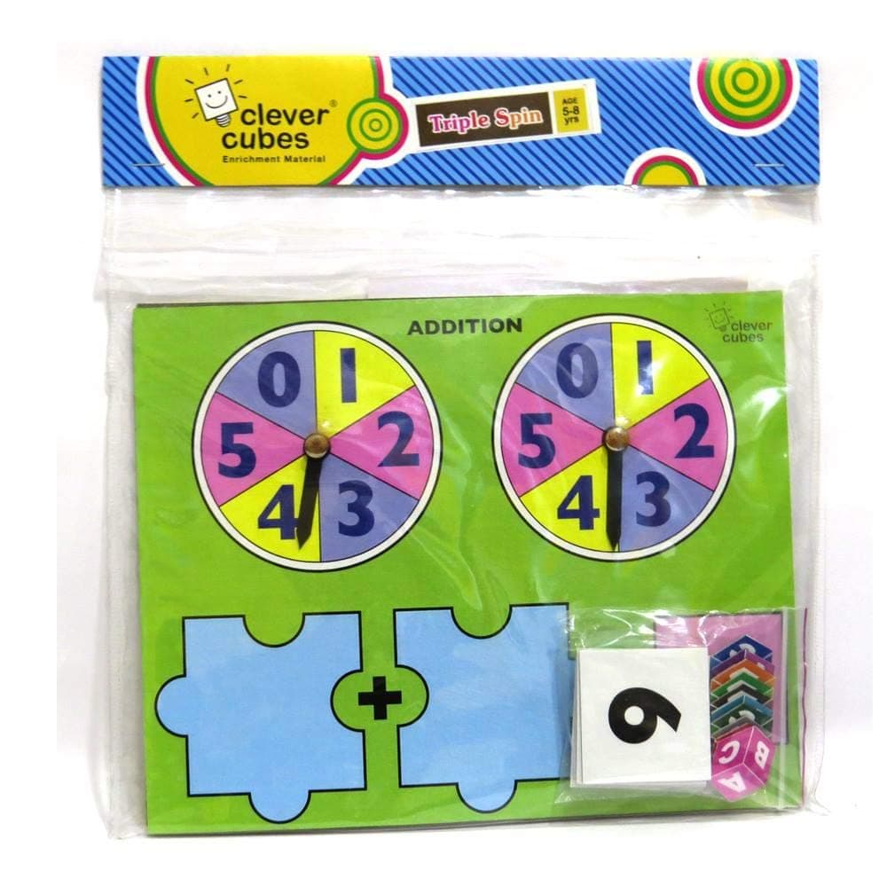 TRIPLE SPIN - BOaRD GaMES/ TOYS/EDUCaTIONaL GaMES/MaTHS