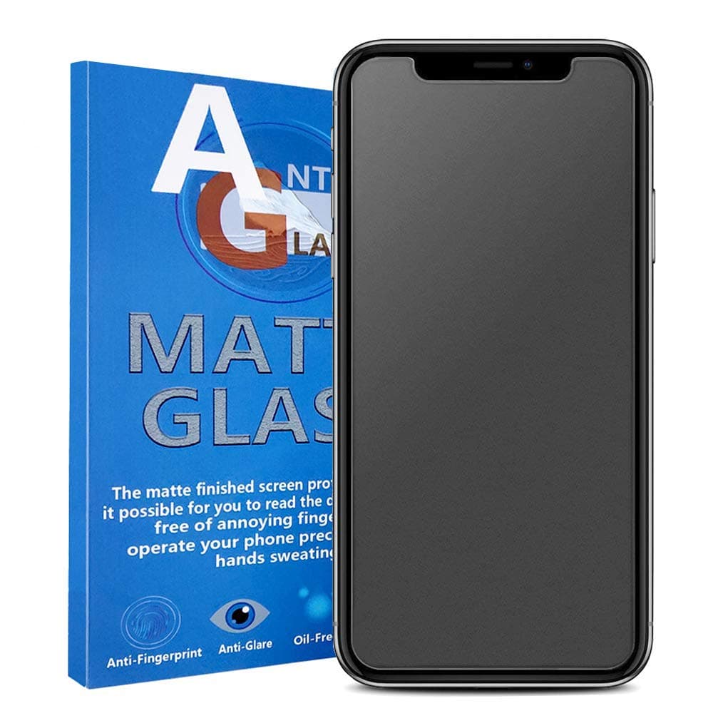 SANTAI Compatible with iPhone 11 Pro/XS/X Matte Screen Protector, Anti-Glare and Anti Fingerprint Tempered Glass Screen Protector for iPhone 11Pro/XS