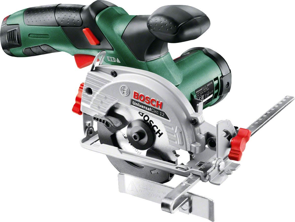 Bosch Cordless Circular Saw UniversalCirc 12 (Without Battery, 12 Volt System, in Carton Packaging)