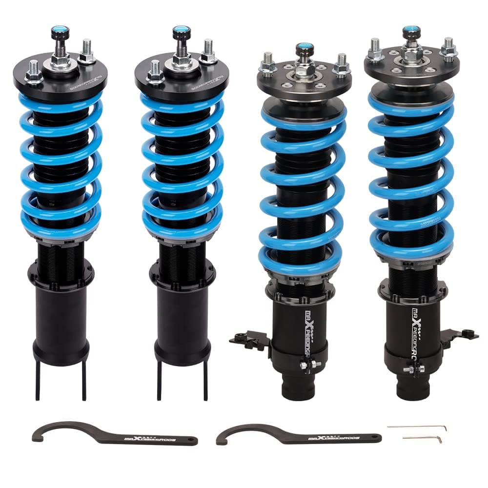 maXpeedingrods Updated Racing Adjustable Coilover Kit for Honda Civic 1996-2000 EE EF EC EJ EG EH 24 Level Adjustable Shock Absorber