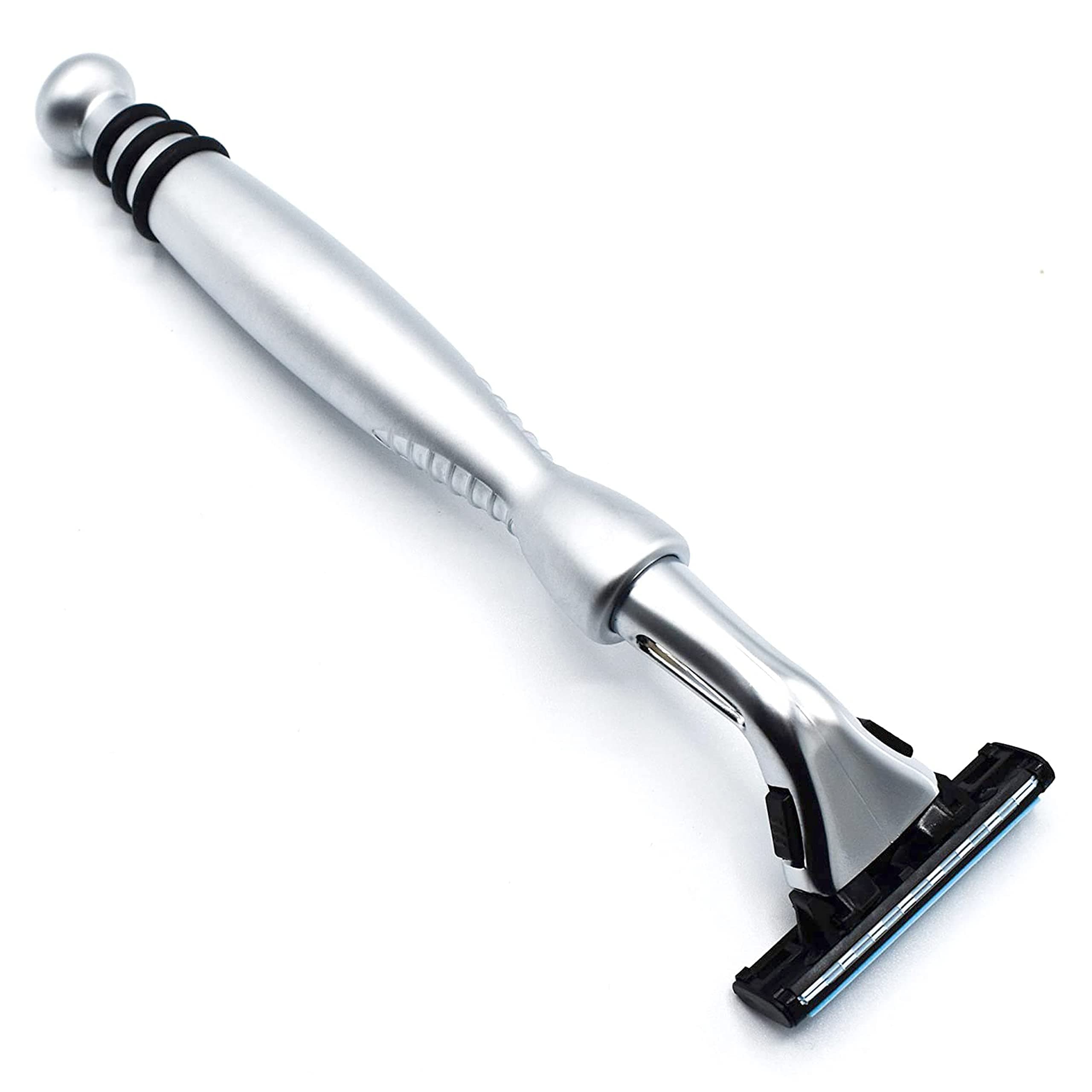 Taconic Shave's Heavyweight Chrome razor - Compatible with Gillette Sensor Blades - One Sensor Razor Blade Included