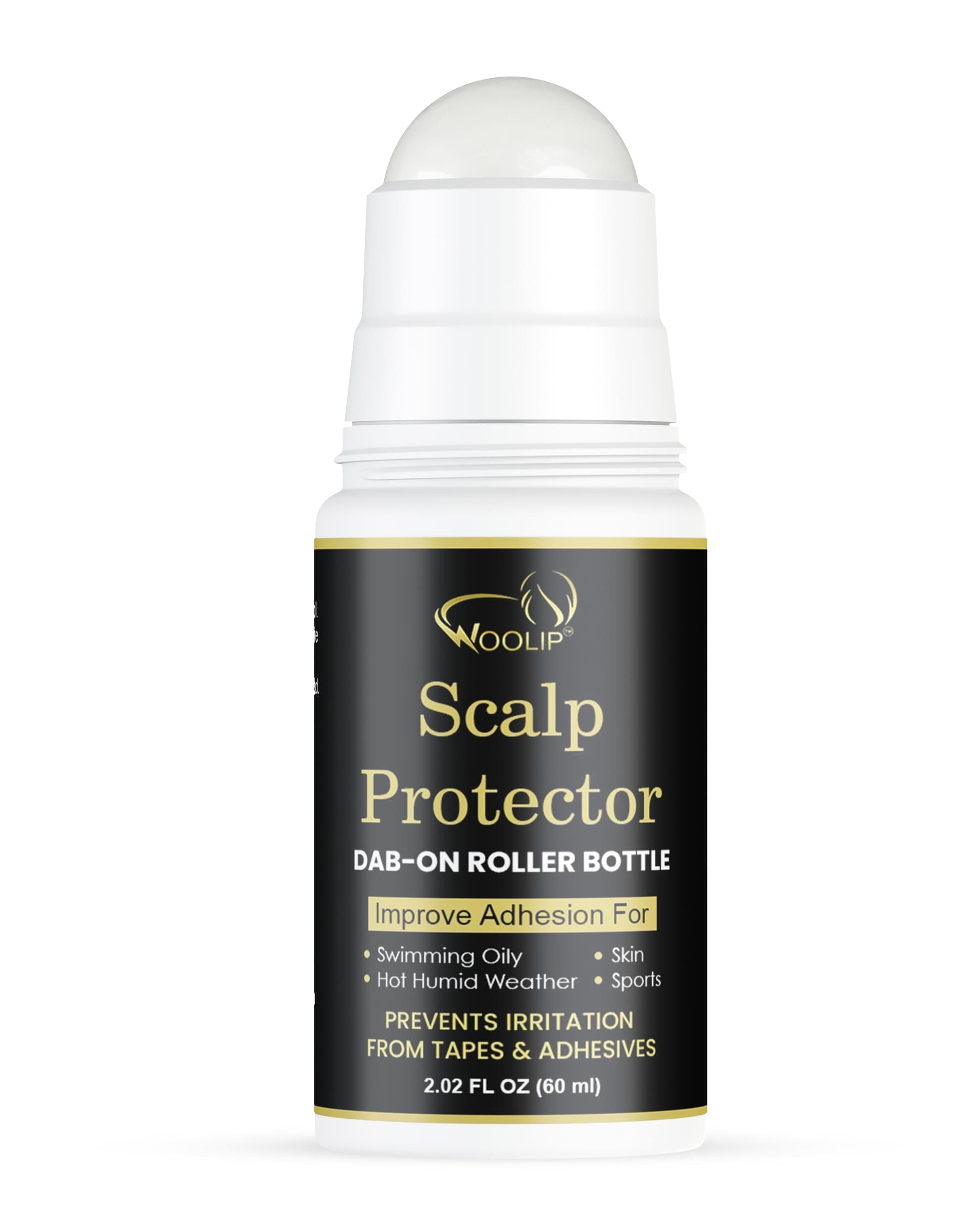 Scalp Protector Dab-On Roller Bottle Lotion – Reduces Irritation from Hair Patch Tape & Wig Adhesive | Anti-Itching, Hygienic Formula | Improves Adhesion & Scalp Comfort (60ml)
