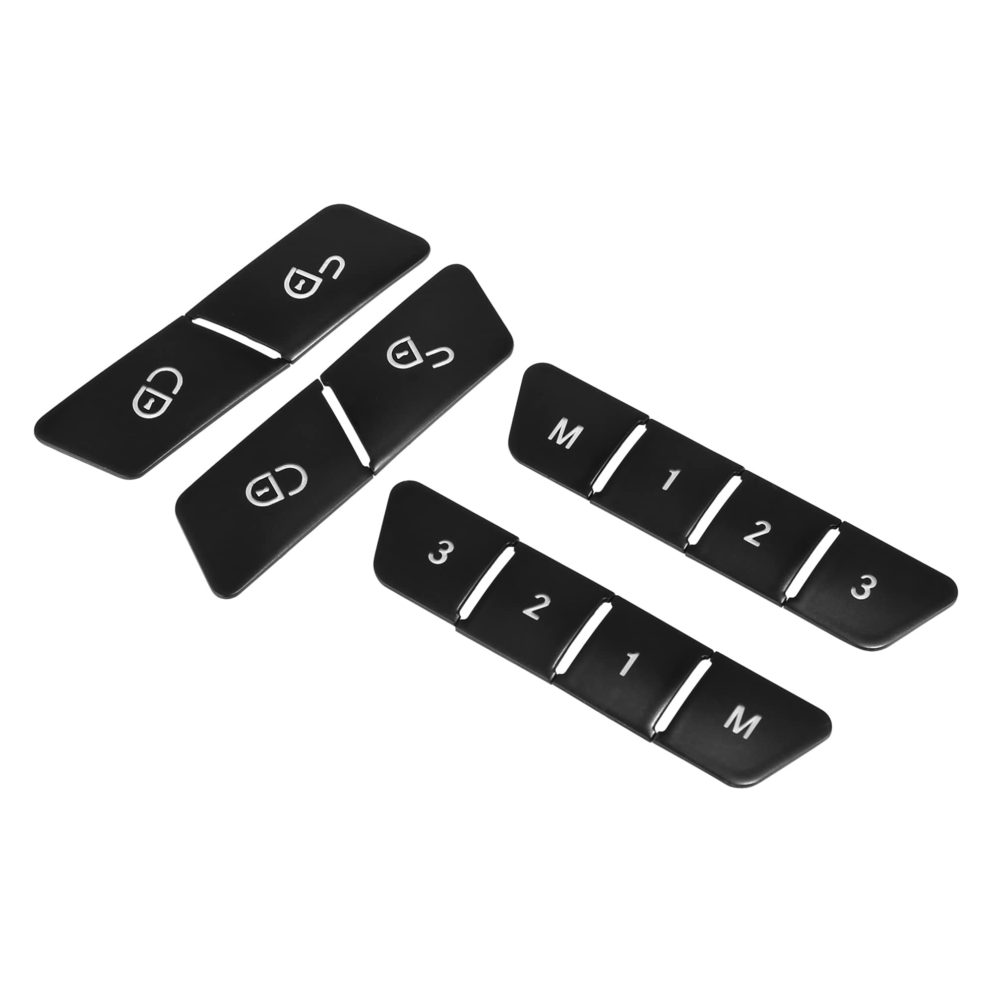 Door Lock Unlock Button Sticker