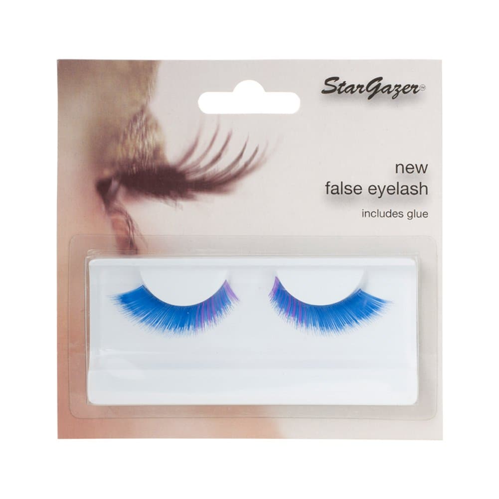 Feather Eye Lashes style 50, synthetic lash pair includes glue.
