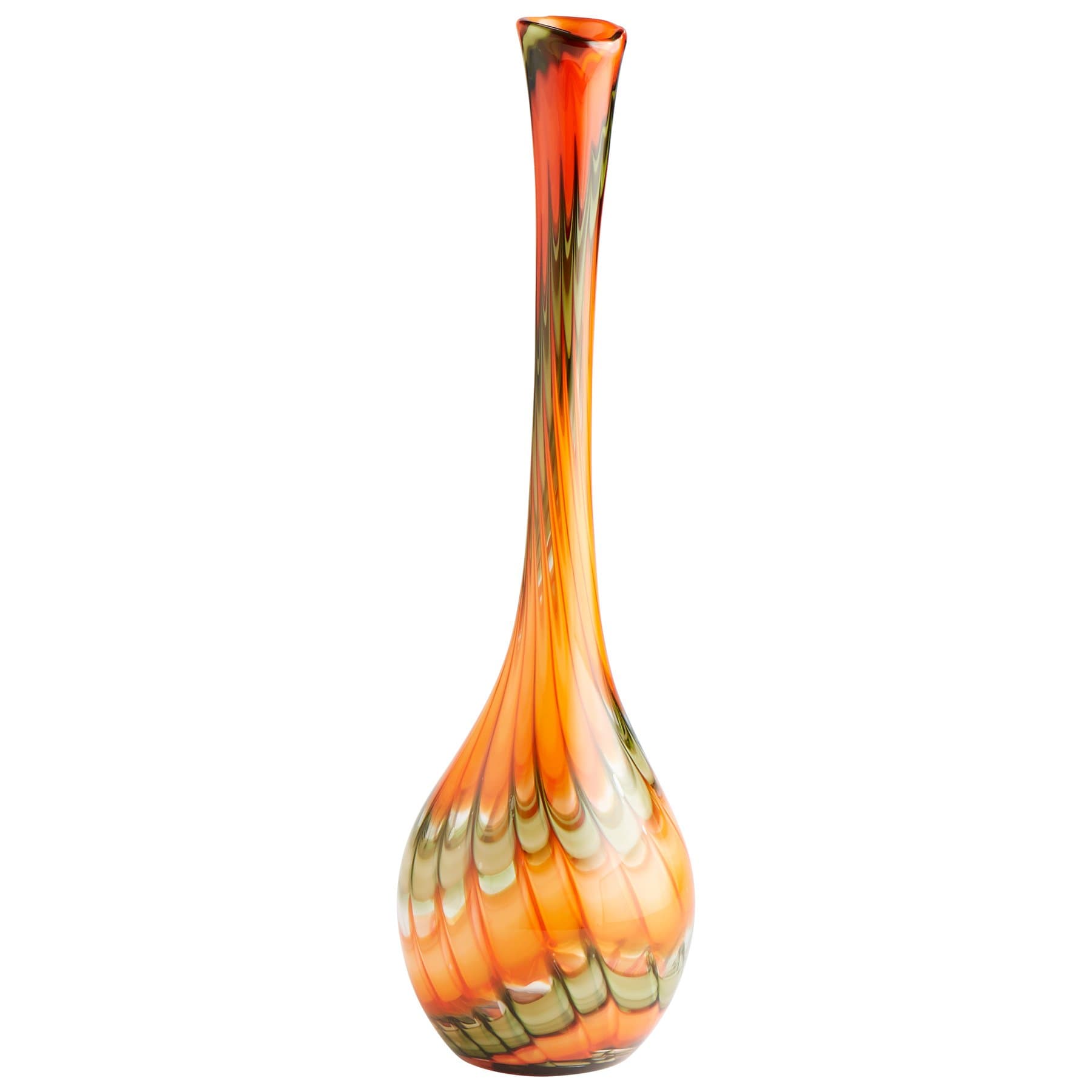 Cyan Design 07795 Atu Vase, Medium, Orange
