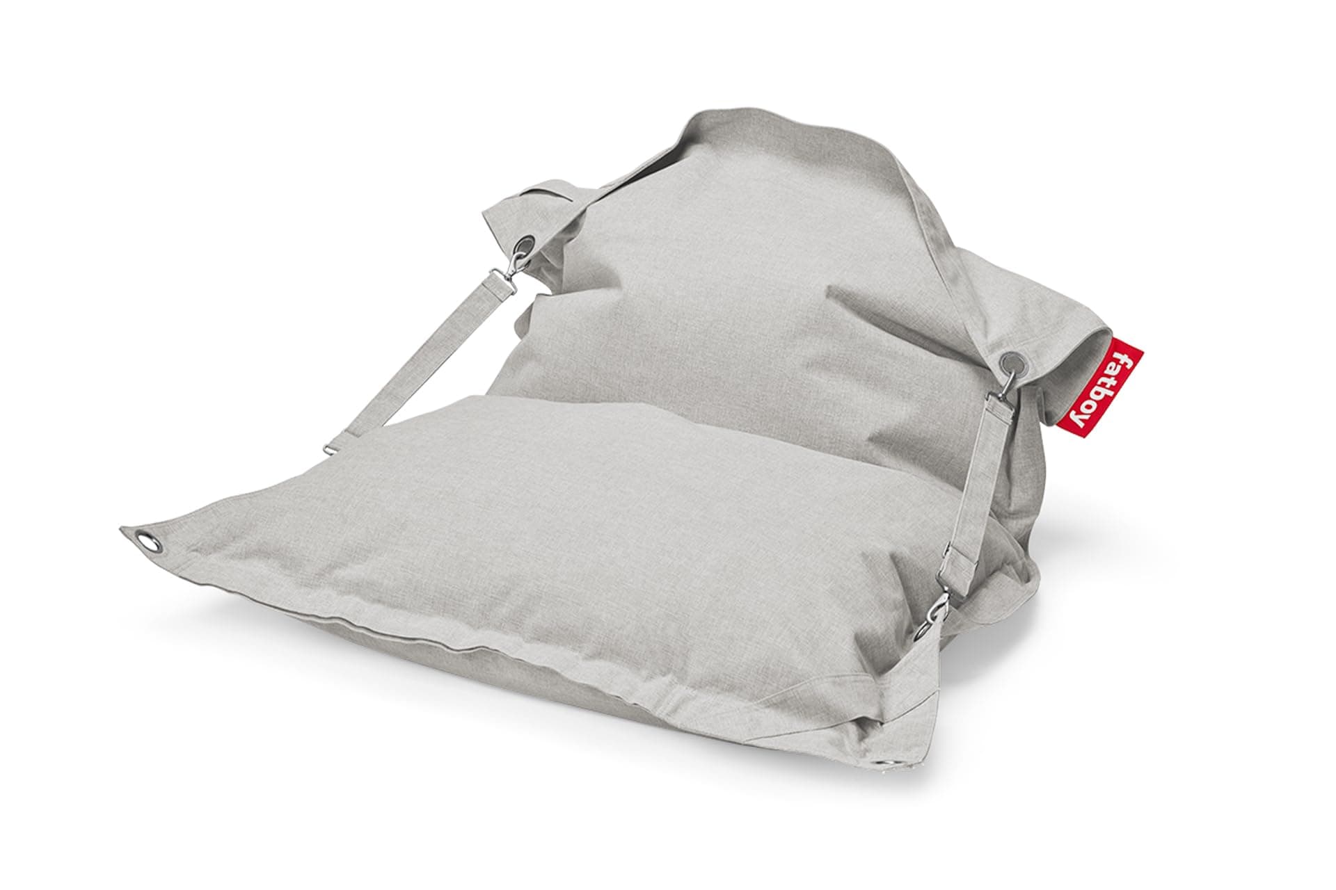 – Fatboy Buggle Up Bean Bag – Mist Grey | Adjustable & Comfortable | Indoor & Outdoor Use | Water-Repellent Fabric | Versatile & Durable Lounge Seating