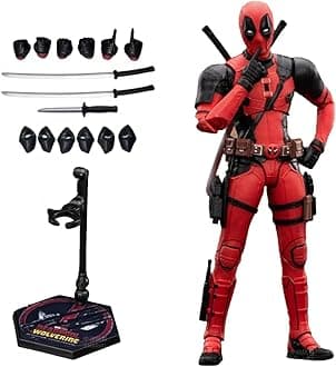 ZD Toys Wolverine Action Figure, Movie Collectible Edition, 1/10 Scale Full Set Articulated Figure, 7 Inches (Deadpool)