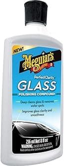 Meguiar's G8408EU Perfect Clarity Glass Polishing Compound 235ml a heavy duty...