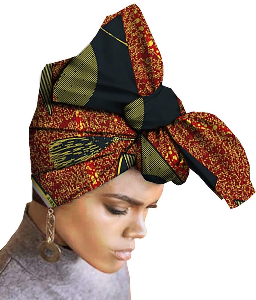Traditional African Wax Head Wrap