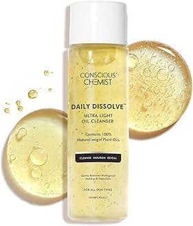 Ultra Light Oil Face Cleanser (100ml) With Olives | Removes Makeup, SPF And Impurities For Soft & Glowing Skin | 100% Natural Oils | Cruelty Free