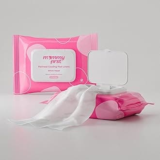 Witch Hazel Perineal Cooling Pad Liners | Postpartum Essentials | Hemorrhoid Relief | 24 Witch Hazel Liners | Soothe & Heal After Childbirth (Large)