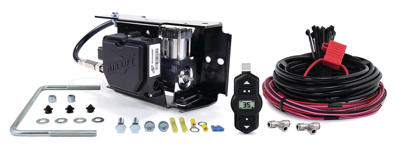 Air Lift WirelessOne 2nd Generation + EZ Mount On-Board Air Compressor with Mobile App - 25980EZ