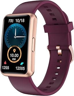 HUAKUA Pedometer Watch (No Bluetooth,No App) 1.47inch Touch Screen Smart Watch Fitness Tracker Step Counter Watch with Step Tracker,Calorie Tracker,Sleep Monitor,Alarm Clock,Waterproof IP68,Stopwatch