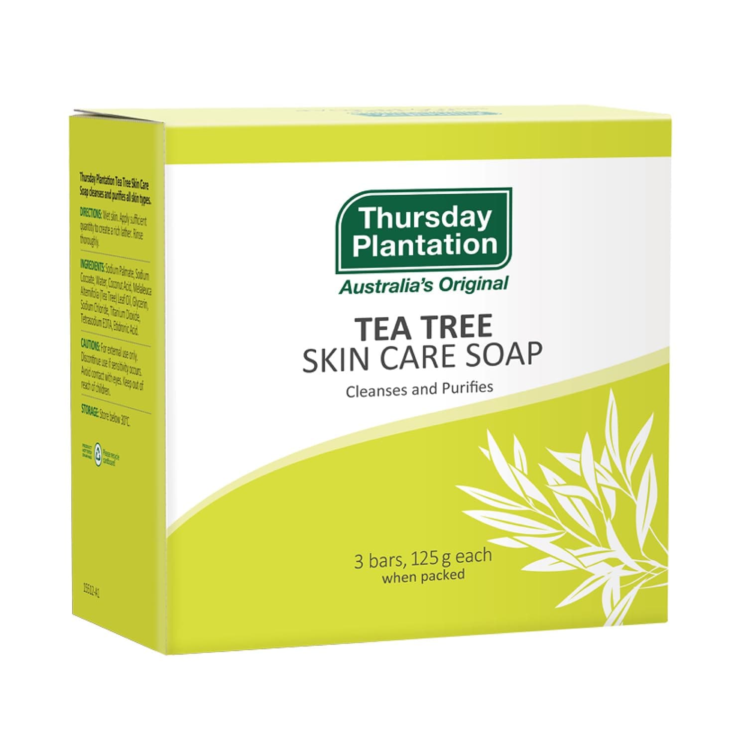 Thursday Plantation Tea Tree Soap 3x125g