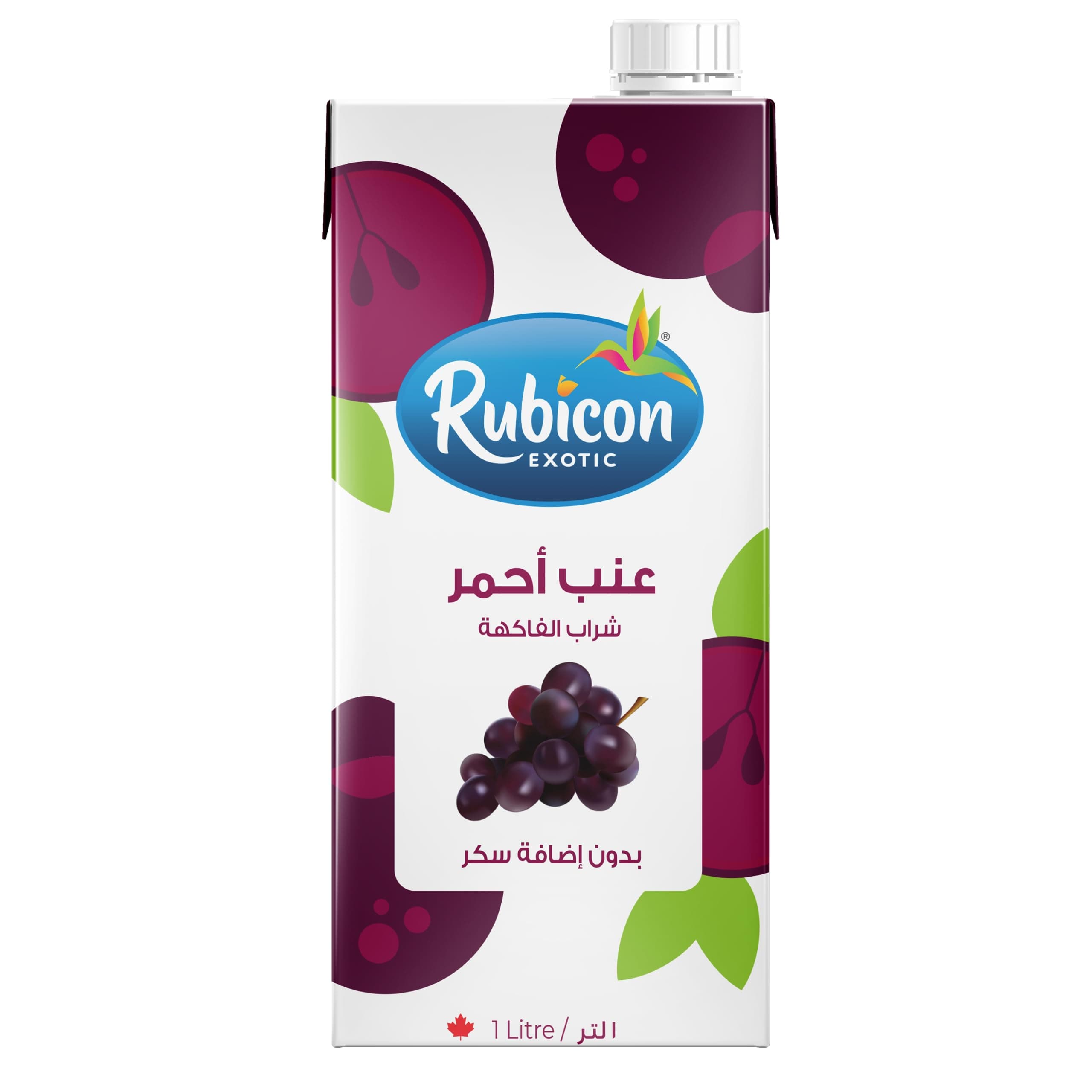 Rubicon Red Grape Fruit Drink No Added Sugar 1L