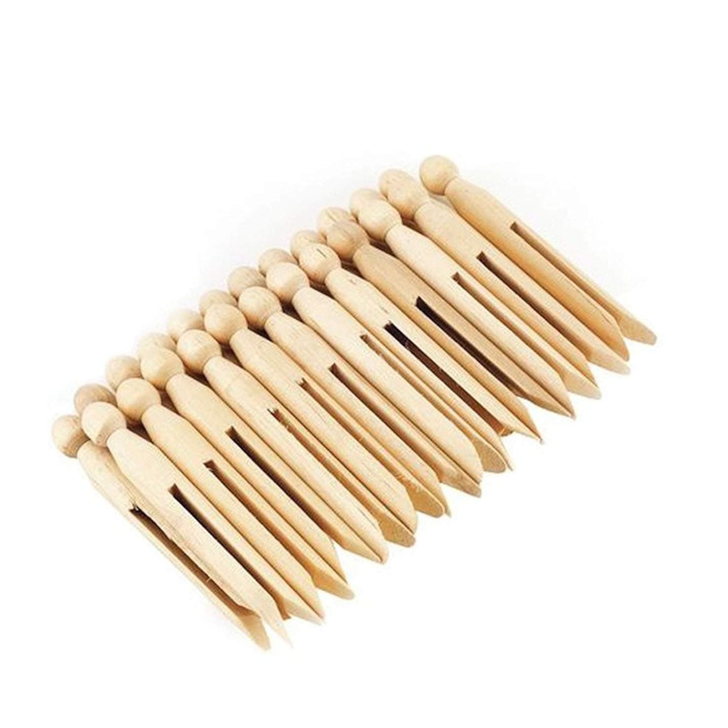 24pc Wooden Dolly Pegs