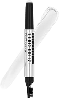 Maybelline TattooStudio Brow Lift Stick Makeup with Wax Conditioning Complex, Clear, 1 Count