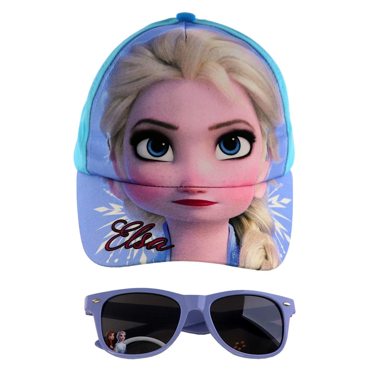 DisneyFrozen Kids Cap+Sunglasses Set