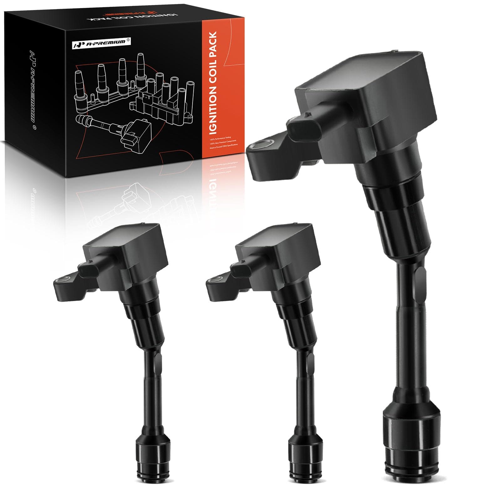 - Engine Ignition Coil Pack Compatible with Ford EcoSport 2018-2021, Fiesta 2014-2017, Focus 2015-2018, 1.0L 1.5L, 3-PC Set