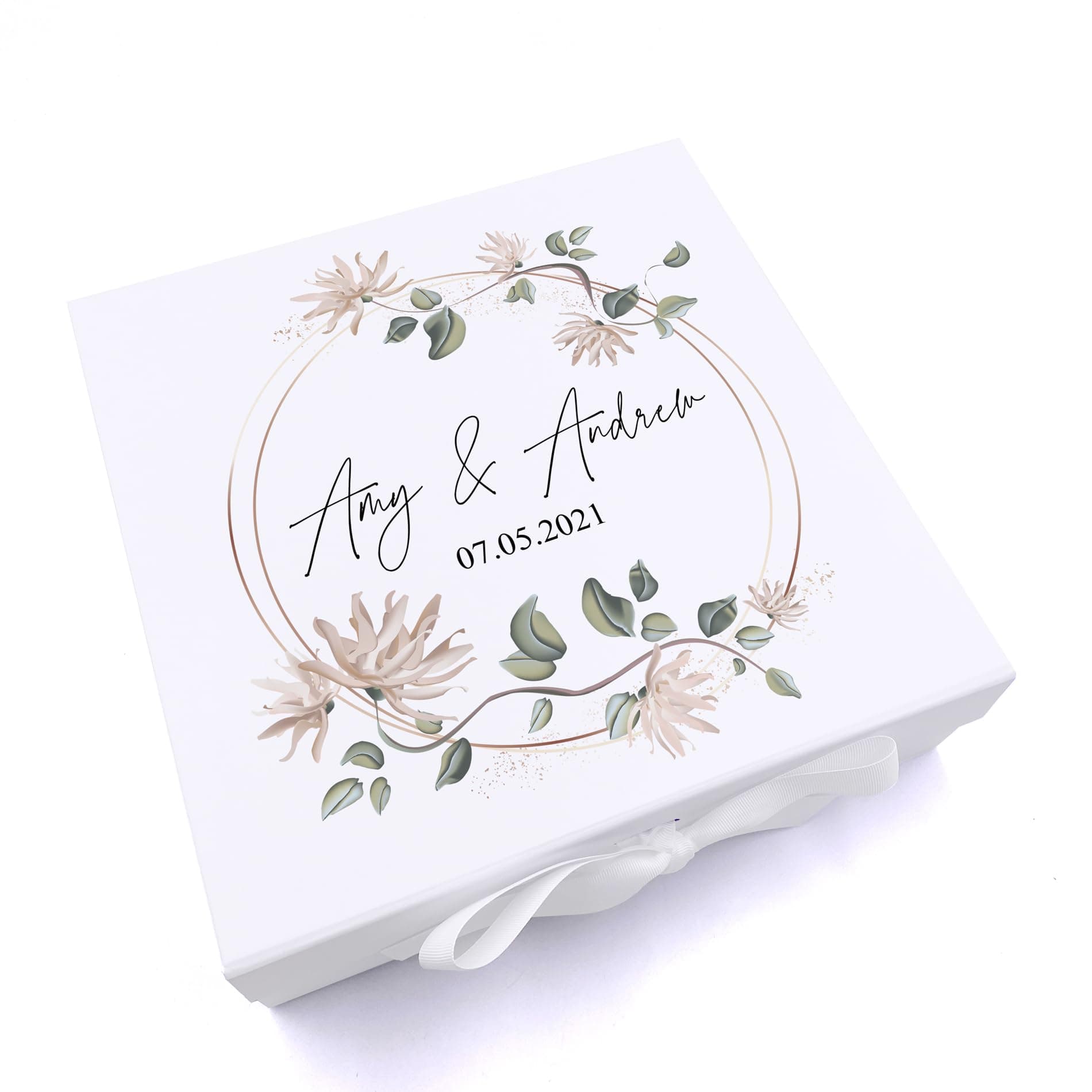 Personalised Keepsake Box Wedding Memory box Any Wording Keepsake Gift