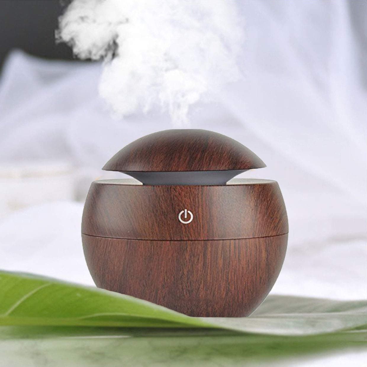 Brezzycloud Wooden Aroma Diffuser Humidifier, Air Oil Diffuser Air Purifier (Multi Color)