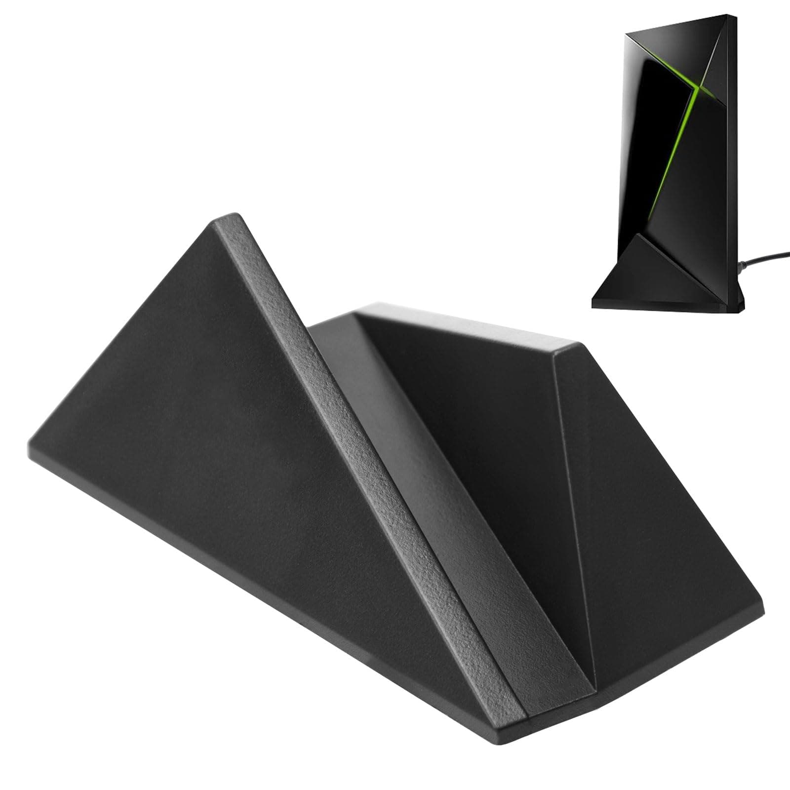 Nvidia Shield Vertical Stand Organizer for Android TV (2017/2019 Pro Model) / Durable Composite TV Mount